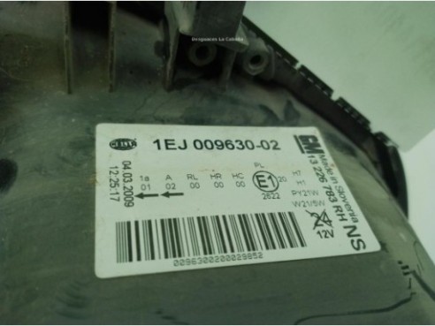 22831927, 1EJ00963002 FARO DERECHO OPEL INSIGNIA A Sports Tourer (G09)|Desguaces La Cabaña