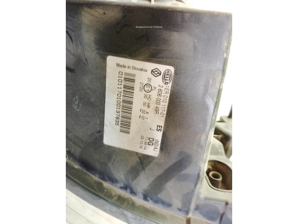 260602078R, 260600049R FARO IZQUIERDO RENAULT MASTER III Furgón (FV)|Desguaces La Cabaña