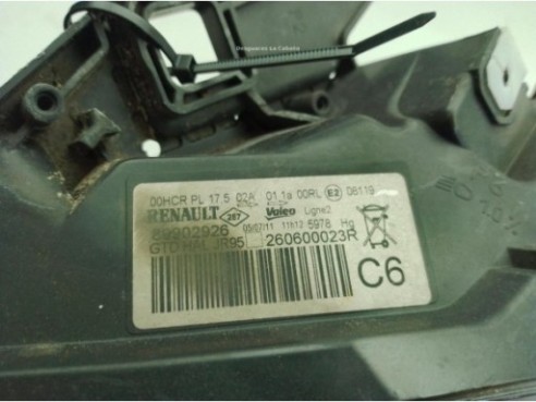 260606760R, 260600023R FARO IZQUIERDO RENAULT GRAND SCENIC III (JZ0/1_)|Desguaces La Cabaña