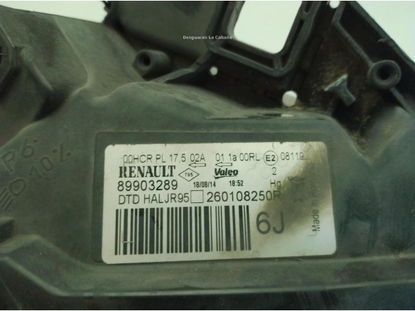 260108250R, FARO DERECHO RENAULT GRAND SCENIC III (JZ0/1_)|Desguaces La Cabaña