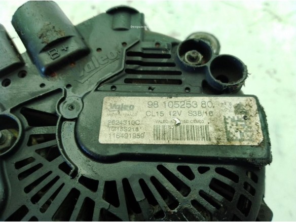 9810525380 ALTERNADOR PEUGEOT 208|Desguaces La Cabaña