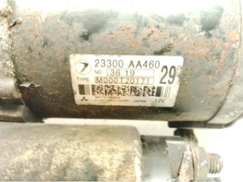 M000T20171 ARRANQUE SUBARU FORESTER (SG_)|Desguaces La Cabaña