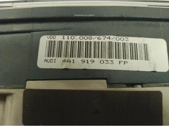 88311219 CUADRO INSTRUMENTOS AUDI 100 (4A2, C4)|Desguaces La Cabaña