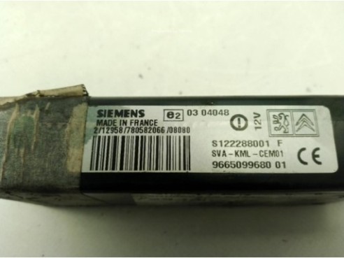 9665099680, CENTRALITA AIRBAG CITROEN C4 I (LC_)|Desguaces La Cabaña