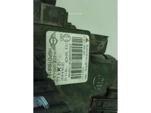 0301225301 FARO IZQUIERDO MINI MINI (R56)|Desguaces La Cabaña