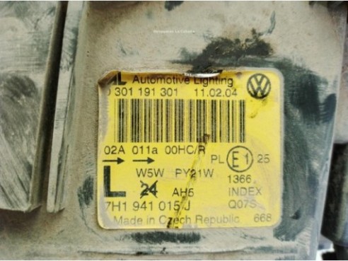 FARO IZQUIERDO VW TRANSPORTER V Caja/Chasis (7JD, 7JE, 7JL, 7JY, 7JZ, 7FD, 7FE|Desguaces La Cabaña