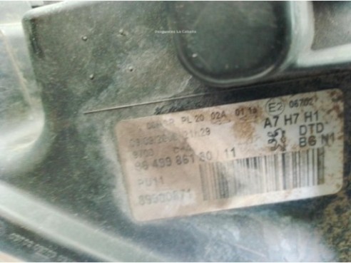620695, 9649986180 FARO DERECHO PEUGEOT 207 (WA_, WC_)|Desguaces La Cabaña