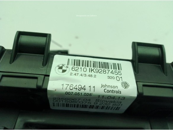 62109350112, 62109287455 CUADRO INSTRUMENTOS BMW 1 (F21)|Desguaces La Cabaña