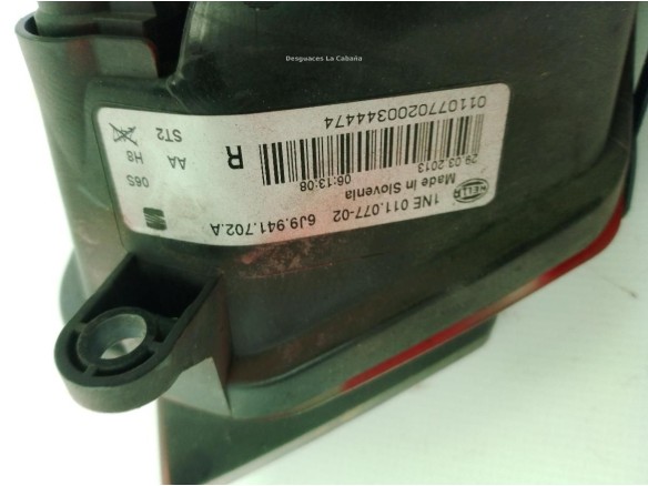 6J9941702A NIEBLA DEL DER SEAT LEON (5F1)|Desguaces La Cabaña