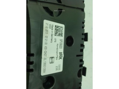 5F0920860H, 5F0920860K CUADRO INSTRUMENTOS SEAT LEON (5F1)|Desguaces La Cabaña