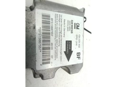 09229302BF, CENTRALITA AIRBAG OPEL ASTRA G Fastback (T98)|Desguaces La Cabaña