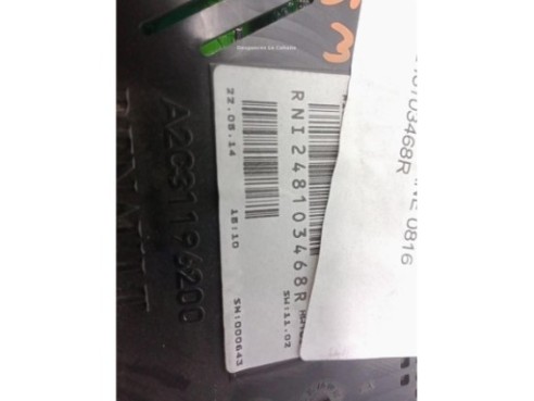 RNI248103468R, CUADRO INSTRUMENTOS RENAULT MEGANE III Fastback (BZ0_)|Desguaces La Cabaña