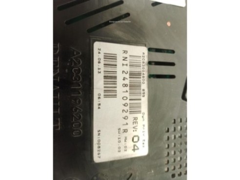 RNI248109291R CUADRO INSTRUMENTOS RENAULT MEGANE III Fastback (BZ0_)|Desguaces La Cabaña