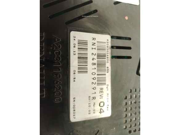 RNI248109291R CUADRO INSTRUMENTOS RENAULT MEGANE III Fastback (BZ0_)|Desguaces La Cabaña