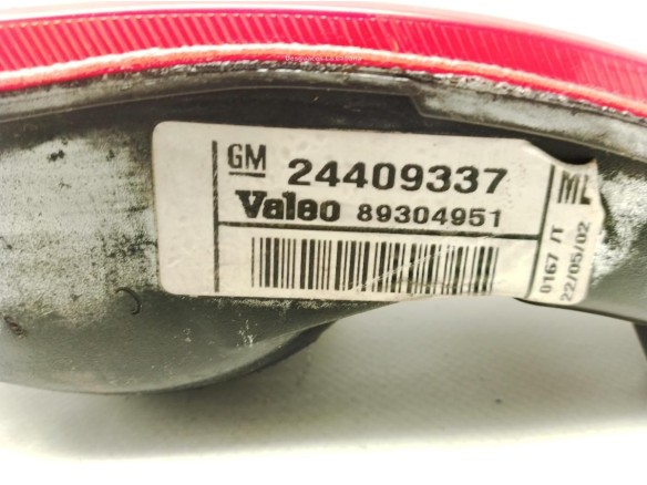 24409337, 89304951 NIEBLA TRA CENTRAL OPEL INSIGNIA A (G09)|Desguaces La Cabaña