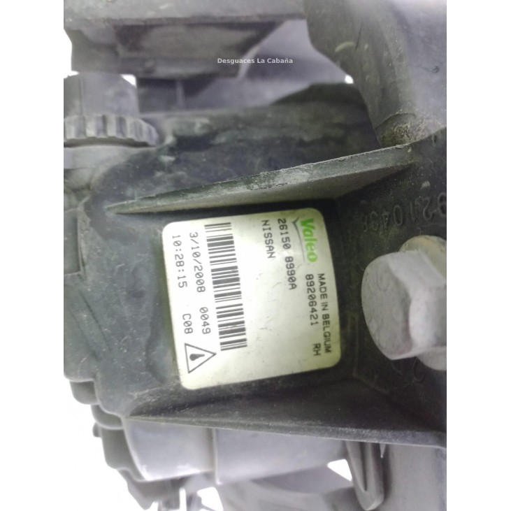 89206421 NIEBLA DEL DER NISSAN QASHQAI / QASHQAI +2 I (J10, JJ10) |Desguaces La Cabaña