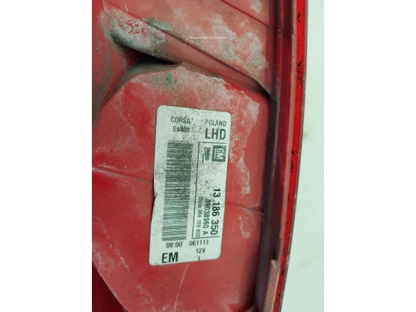 13186350 PILOTO TRA IZQ EXT OPEL CORSA D Van (S07)|Desguaces La Cabaña