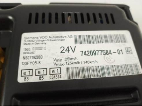 7420977584 01 CUADRO INSTRUMENTOS RENAULT Midlum|Desguaces La Cabaña
