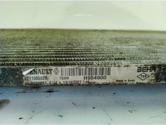 921100002R RADIADOR AIRE ACONDICIONADO RENAULT LAGUNA III (BT0/1)|Desguaces La Cabaña