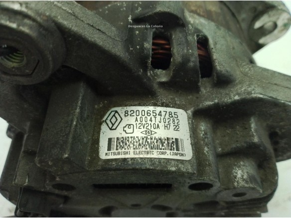 231004470R ALTERNADOR RENAULT LAGUNA III (BT0/1)|Desguaces La Cabaña