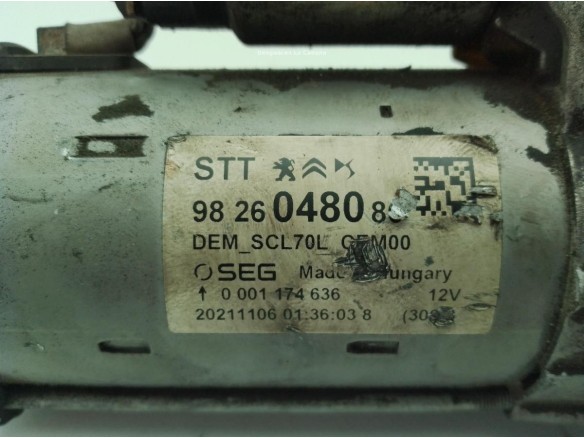 1638028580 ARRANQUE CITROEN JUMPER Furgón|Desguaces La Cabaña