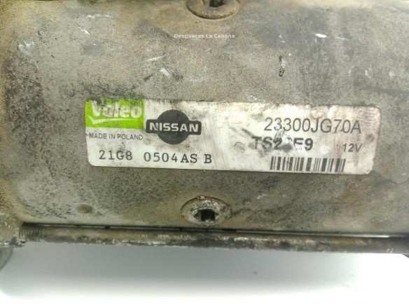 23300JG70A ARRANQUE NISSAN QASHQAI / QASHQAI +2 I (J10, JJ10)|Desguaces La Cabaña
