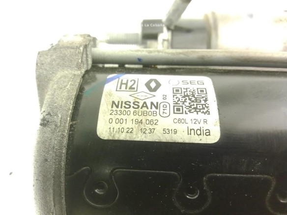 233006UB0B ARRANQUE NISSAN QASHQAI III (J12)|Desguaces La Cabaña
