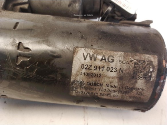02Z911023N ARRANQUE SEAT TOLEDO IV (KG3)|Desguaces La Cabaña