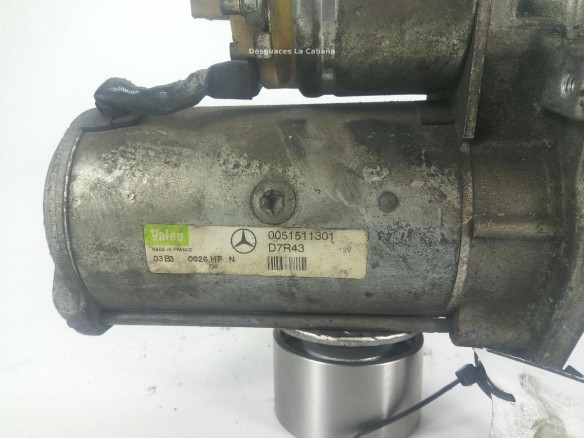 0051511301 ARRANQUE MERCEDES BENZ SPRINTER 3-t Furgón (903)|Desguaces La Cabaña