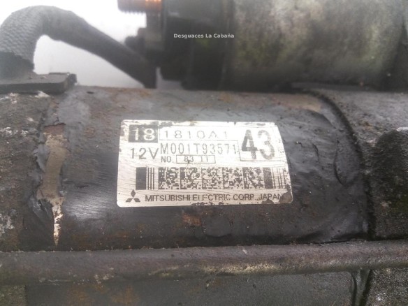 M001T93571 ARRANQUE MITSUBISHI LANCER VIII (CY_A, CZ_A)|Desguaces La Cabaña