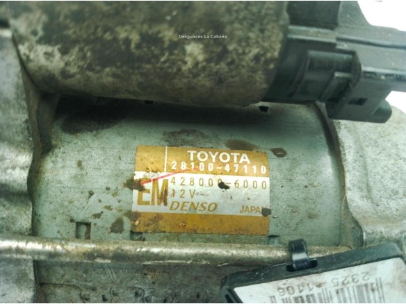 2810047112 ARRANQUE TOYOTA URBAN CRUISER (_P1_)|Desguaces La Cabaña