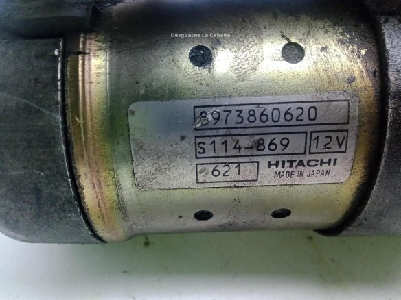 8973860620 S114869 ARRANQUE OPEL ASTRA H (A04)|Desguaces La Cabaña