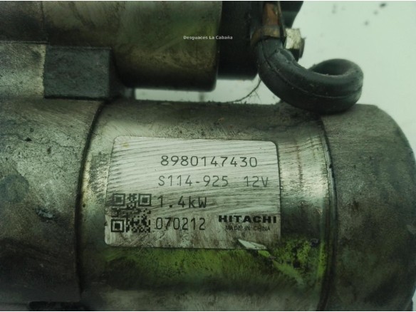 8980147430 ARRANQUE OPEL ASTRA H (A04)|Desguaces La Cabaña