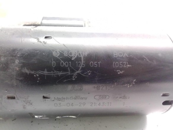 0001125051 ARRANQUE VW POLO (9N_)|Desguaces La Cabaña