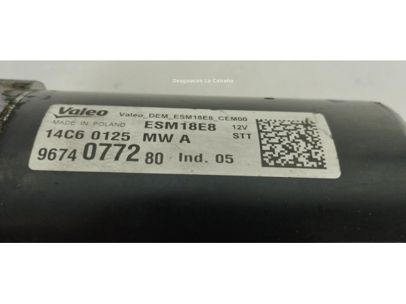 9674077280 ARRANQUE PEUGEOT 2008|Desguaces La Cabaña