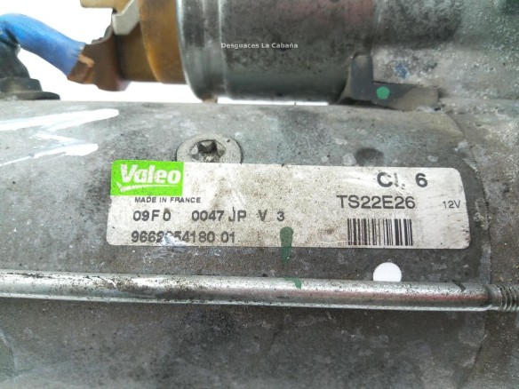 9662854180,TS22E26, ARRANQUE PEUGEOT PARTNER ORIGIN Furgón (5)|Desguaces La Cabaña