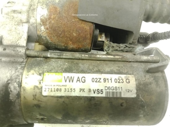02Z911023G ARRANQUE VW GOLF V (1K1)|Desguaces La Cabaña