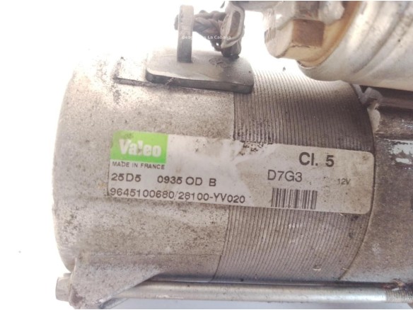 9645100680 ARRANQUE PEUGEOT 307 SW (3H)|Desguaces La Cabaña