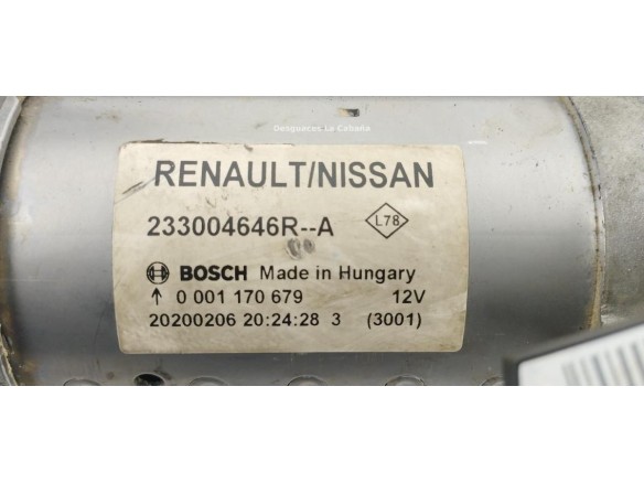 233004646R ARRANQUE DACIA DUSTER (HM_)|Desguaces La Cabaña
