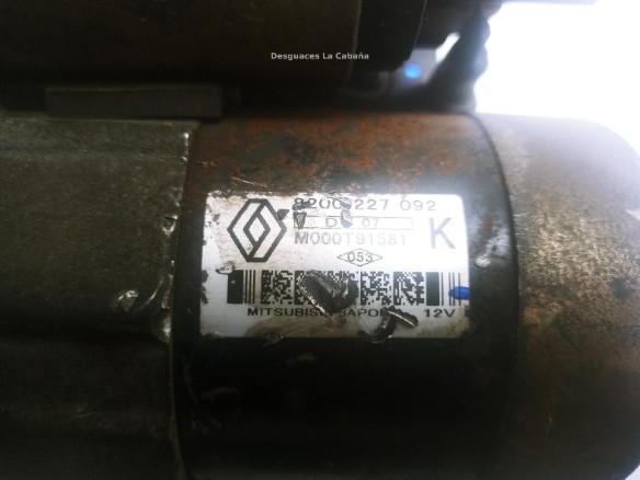M000T91581 ARRANQUE RENAULT CLIO II (BB_, CB_)|Desguaces La Cabaña