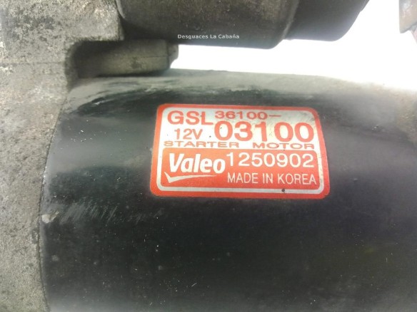 3610003100 ARRANQUE HYUNDAI i20 (PB, PBT)|Desguaces La Cabaña