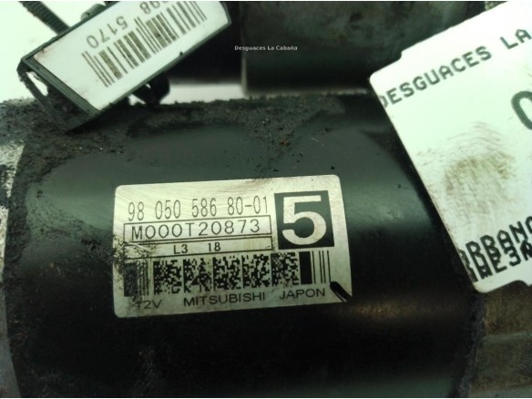 9827007180 ARRANQUE PEUGEOT EXPERT Furgón (VF3A_, VF3U_, VF3X_)|Desguaces La Cabaña