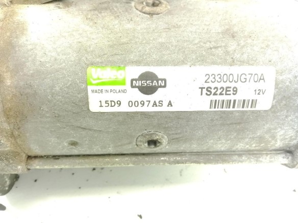 23300JG70A ARRANQUE NISSAN QASHQAI / QASHQAI +2 I (J10, JJ10)|Desguaces La Cabaña