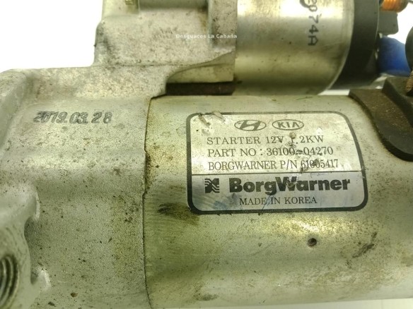 3610004270 ARRANQUE KIA STONIC (YB)|Desguaces La Cabaña