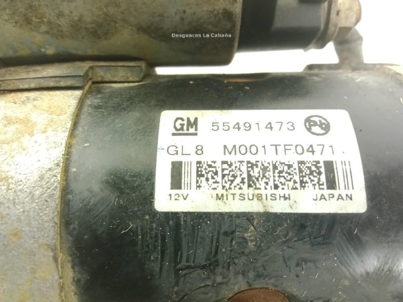 55491473 ARRANQUE OPEL ASTRA K (B16)|Desguaces La Cabaña