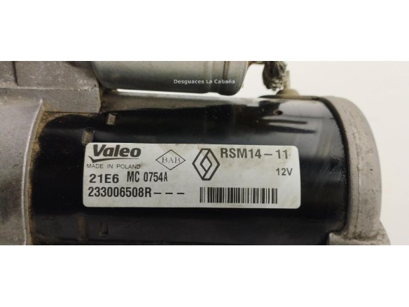 233006508R ARRANQUE RENAULT CLIO IV (BH_)|Desguaces La Cabaña