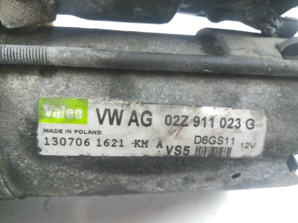 02Z911023G ARRANQUE VW EOS (1F7, 1F8)|Desguaces La Cabaña