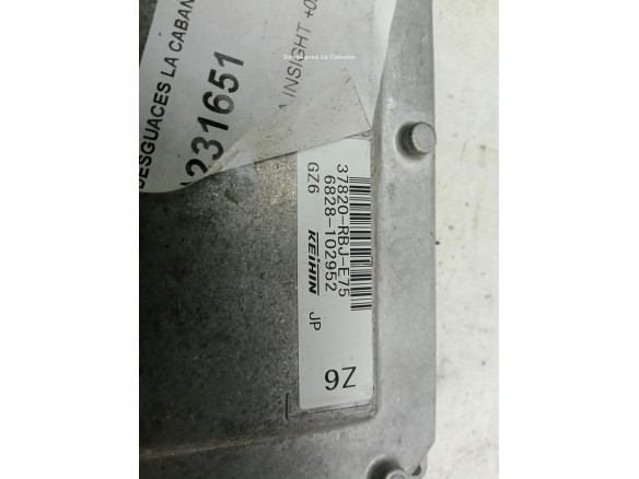 37820RBJA65, CENTRALITA MOTOR HONDA INSIGHT (ZE_)|Desguaces La Cabaña