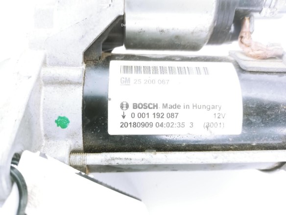 25200067, 0001192087 ARRANQUE OPEL CORSA E (X15)|Desguaces La Cabaña