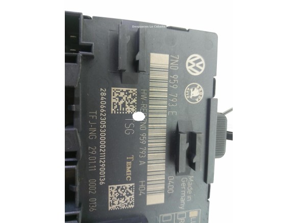 7N0959793E MODULO ELECTRONICO 5 VW SHARAN (7N1, 7N2) |Desguaces La Cabaña